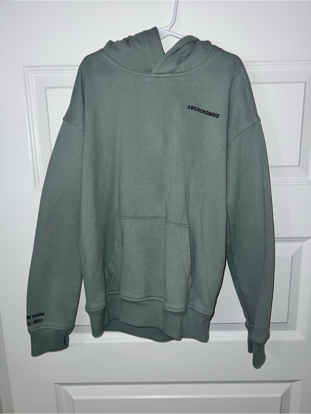 Abercrombie & Fitch Kids Sage Green Pullover Hoodie